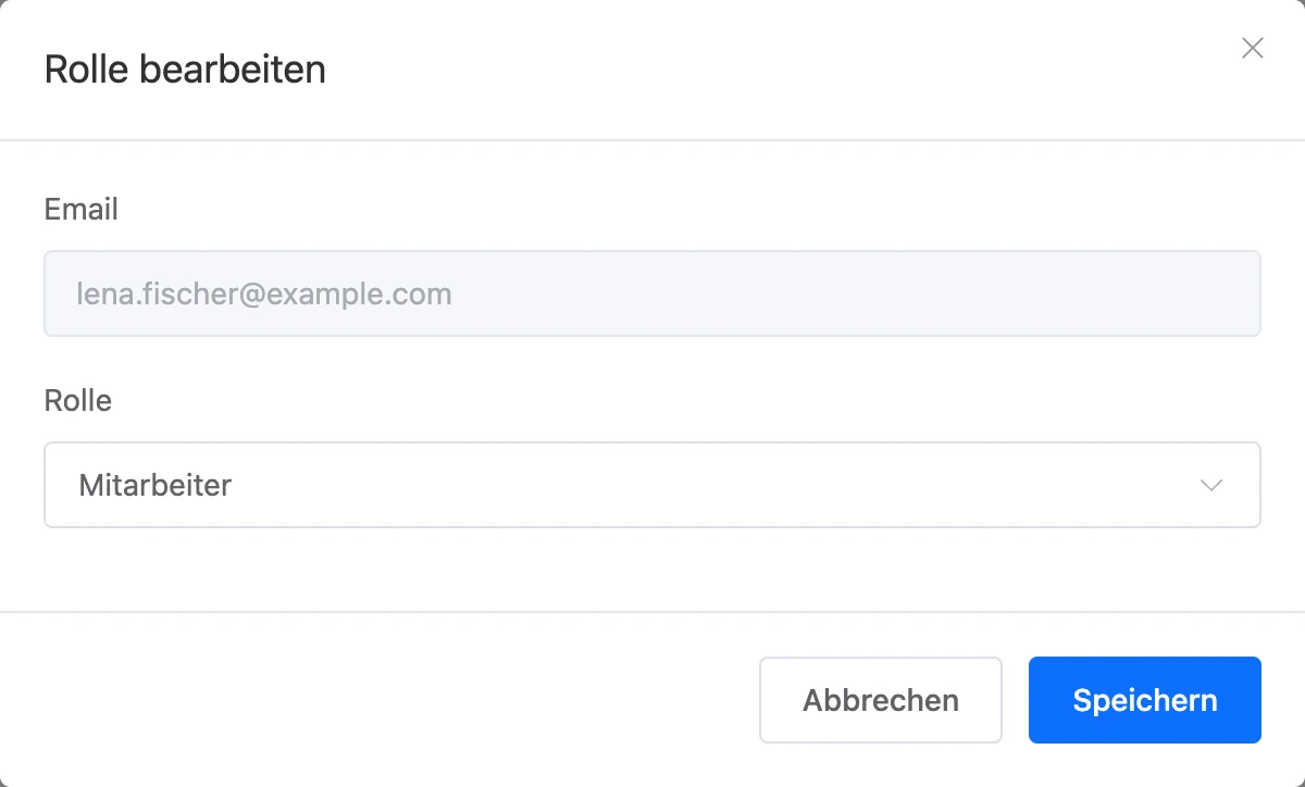 Dialog „Rolle bearbeiten“
