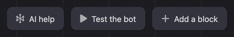The AI help button on the scheme's top toolbar