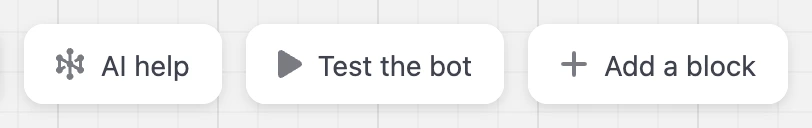 The AI help button on the scheme's top toolbar