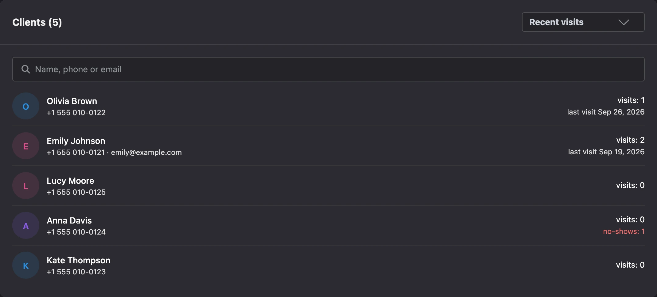 Client list
